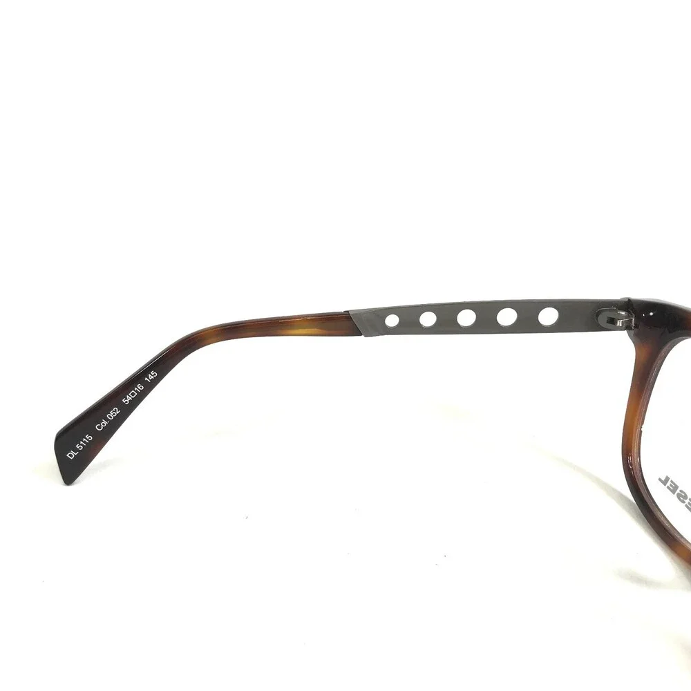 Diesel Eyeglasses Frames DL5115 Col.052 Grey Brown Tortoise Square 54-16-145